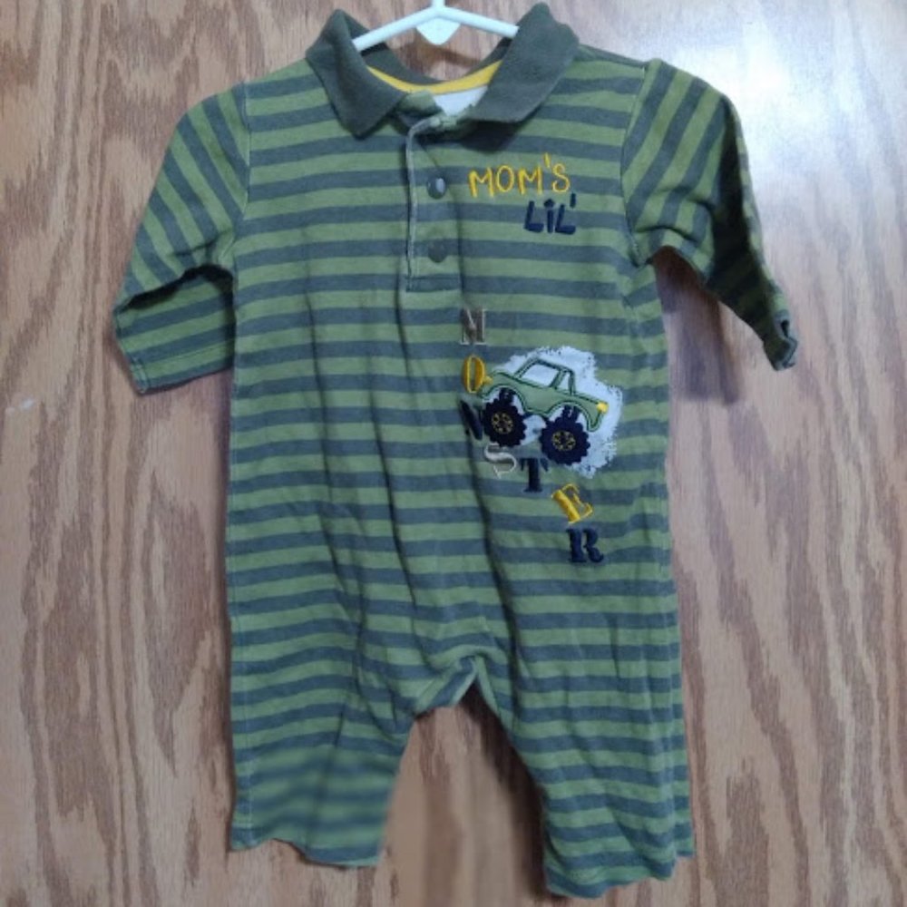 Okie Dokie Infant Boys' One-Piece Long-Sleeved Bodysuit